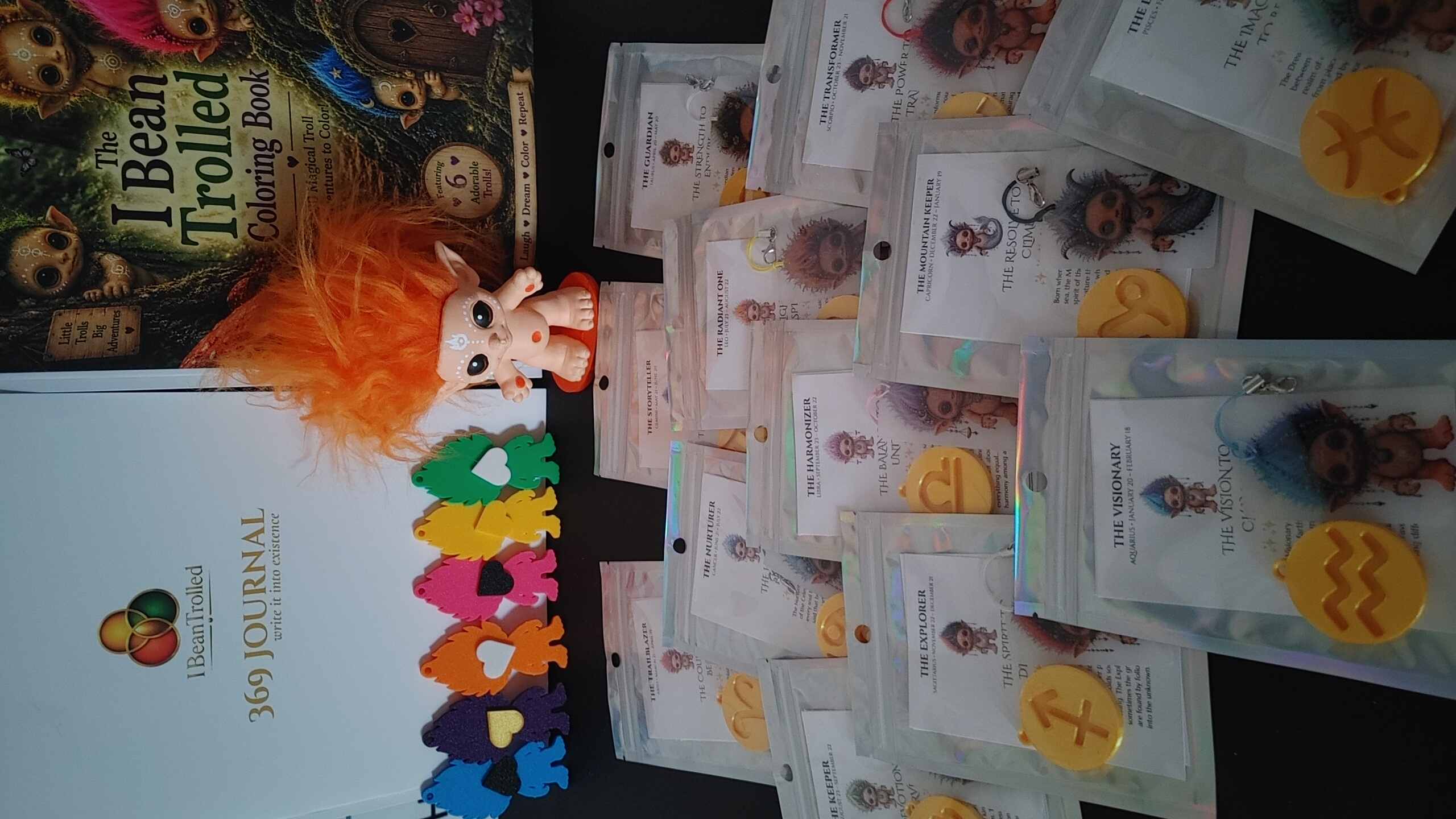 The Celestial Zodiac collection displayed together