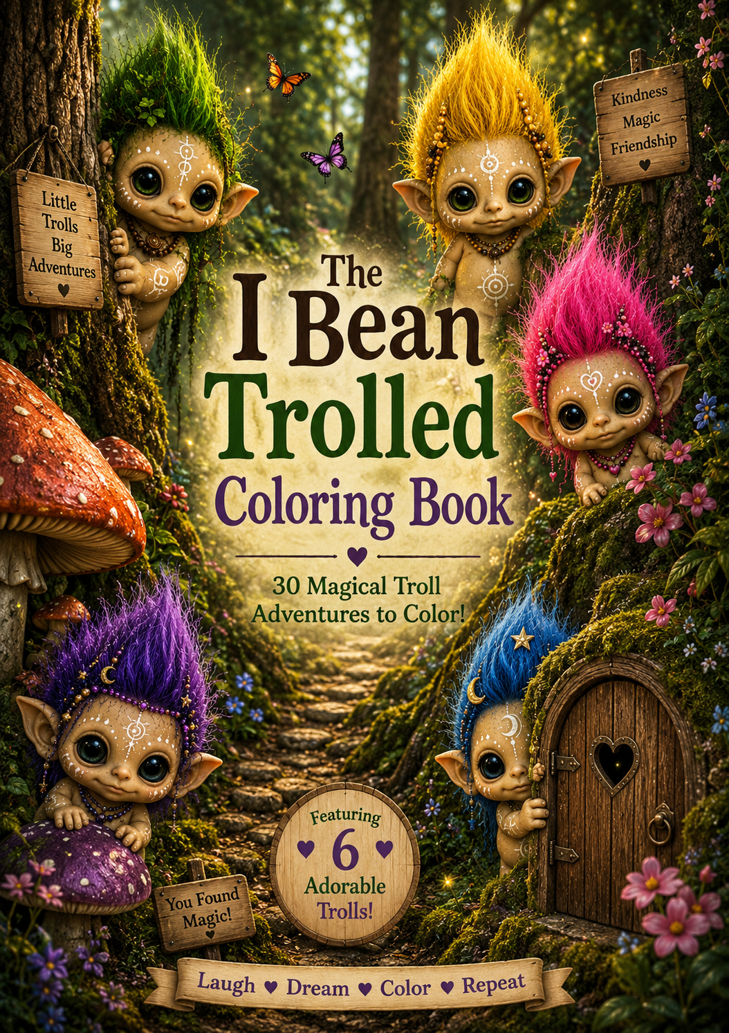 The IBeanTrolled Coloring Book cover